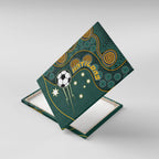 Matildas Game On Canvas Wall Art Indigenous Dot Art Soccer Ball With Southern Cross Stars