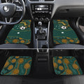 Matildas Game On Car Mats Indigenous Dot Art Soccer Ball With Southern Cross Stars