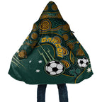 Matildas Game On Cloak Indigenous Dot Art Soccer Ball With Southern Cross Stars