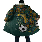 Matildas Game On Cloak Indigenous Dot Art Soccer Ball With Southern Cross Stars