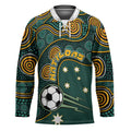 Matildas Game On Hockey Jersey Indigenous Dot Art Soccer Ball With Southern Cross Stars