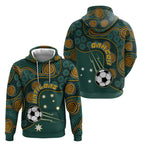 Matildas Game On Hoodie Indigenous Dot Art Soccer Ball With Southern Cross Stars