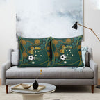 Matildas Game On Pillow Cover Indigenous Dot Art Soccer Ball With Southern Cross Stars