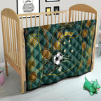 Matildas Game On Quilt Indigenous Dot Art Soccer Ball With Southern Cross Stars