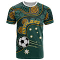 Matildas Game On T Shirt Indigenous Dot Art Soccer Ball With Southern Cross Stars