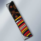 Adelaide Crows Auto Sun Shade Indigenous Monochrome Dot Art Mascot Style