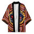 Adelaide Crows Kimono Indigenous Monochrome Dot Art Mascot Style