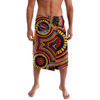 Adelaide Crows Lavalava Indigenous Monochrome Dot Art Mascot Style