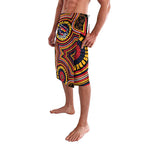Adelaide Crows Lavalava Indigenous Monochrome Dot Art Mascot Style