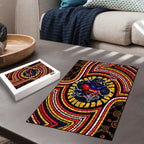 Adelaide Crows Puzzle Indigenous Monochrome Dot Art Mascot Style