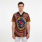 Adelaide Crows Scrub Top Indigenous Monochrome Dot Art Mascot Style