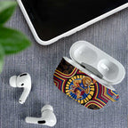 Brisbane Lions AirPods Case Indigenous Monochrome Dot Art Mascot Style