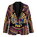 Brisbane Lions Blazer Indigenous Monochrome Dot Art Mascot Style