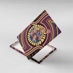 Brisbane Lions Canvas Wall Art Indigenous Monochrome Dot Art Mascot Style