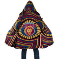 Brisbane Lions Cloak Indigenous Monochrome Dot Art Mascot Style