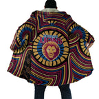 Brisbane Lions Cloak Indigenous Monochrome Dot Art Mascot Style