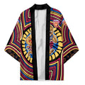 Brisbane Lions Kimono Indigenous Monochrome Dot Art Mascot Style