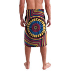 Brisbane Lions Lavalava Indigenous Monochrome Dot Art Mascot Style