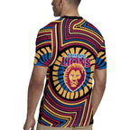 Brisbane Lions Rugby Jersey Indigenous Monochrome Dot Art Mascot Style