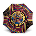 Brisbane Lions Umbrella Indigenous Monochrome Dot Art Mascot Style