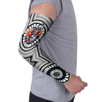 Carlton Football Club Arm Sleeves Indigenous Monochrome Dot Art Mascot Style
