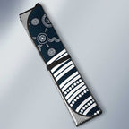 Carlton Football Club Auto Sun Shade Indigenous Monochrome Dot Art Mascot Style
