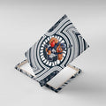 Carlton Football Club Canvas Wall Art Indigenous Monochrome Dot Art Mascot Style