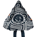 Carlton Football Club Cloak Indigenous Monochrome Dot Art Mascot Style