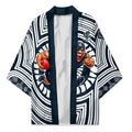 Carlton Football Club Kimono Indigenous Monochrome Dot Art Mascot Style
