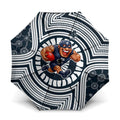 Carlton Football Club Umbrella Indigenous Monochrome Dot Art Mascot Style