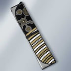 Collingwood Football Club Auto Sun Shade Indigenous Monochrome Dot Art Mascot Style