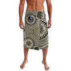 Collingwood Football Club Lavalava Indigenous Monochrome Dot Art Mascot Style