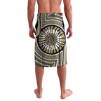 Collingwood Football Club Lavalava Indigenous Monochrome Dot Art Mascot Style