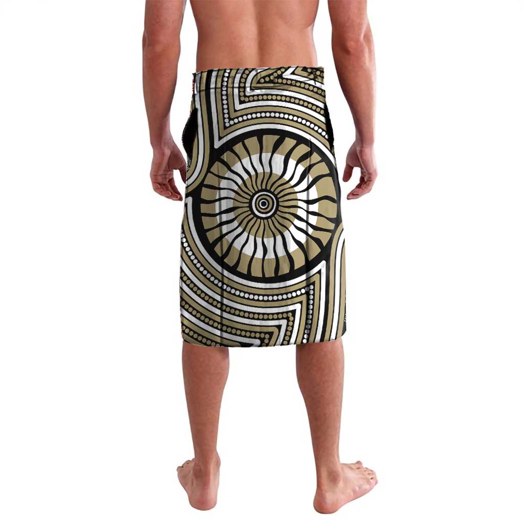 Collingwood Football Club Lavalava Indigenous Monochrome Dot Art Mascot Style