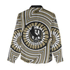 Collingwood Football Club Women Casual Shirt Indigenous Monochrome Dot Art Mascot Style