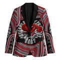 Essendon Football Club Blazer Indigenous Monochrome Dot Art Mascot Style