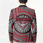 Essendon Football Club Blazer Indigenous Monochrome Dot Art Mascot Style