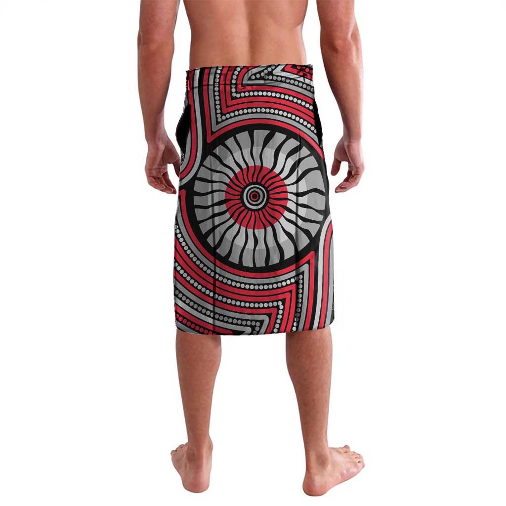 Essendon Football Club Lavalava Indigenous Monochrome Dot Art Mascot Style