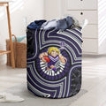 Fremantle Dockers Laundry Basket Indigenous Monochrome Dot Art Mascot Style