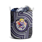 Fremantle Dockers Laundry Basket Indigenous Monochrome Dot Art Mascot Style