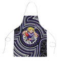 Fremantle Dockers Apron Indigenous Monochrome Dot Art Mascot Style