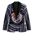 Fremantle Dockers Blazer Indigenous Monochrome Dot Art Mascot Style