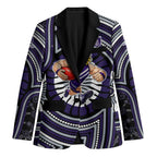 Fremantle Dockers Blazer Indigenous Monochrome Dot Art Mascot Style
