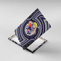 Fremantle Dockers Canvas Wall Art Indigenous Monochrome Dot Art Mascot Style