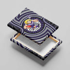 Fremantle Dockers Canvas Wall Art Indigenous Monochrome Dot Art Mascot Style