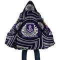 Fremantle Dockers Cloak Indigenous Monochrome Dot Art Mascot Style