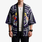 Fremantle Dockers Kimono Indigenous Monochrome Dot Art Mascot Style