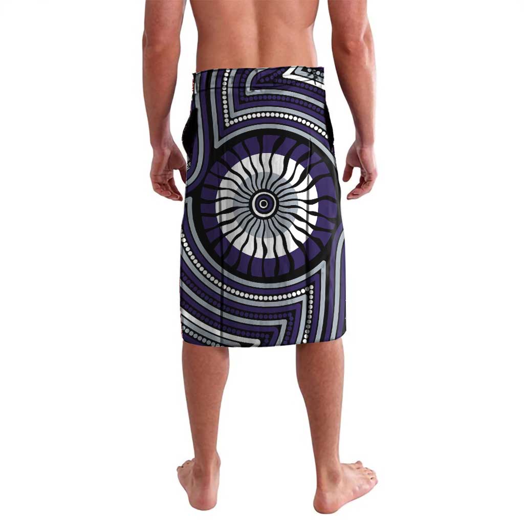 Fremantle Dockers Lavalava Indigenous Monochrome Dot Art Mascot Style