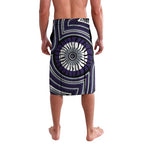 Fremantle Dockers Lavalava Indigenous Monochrome Dot Art Mascot Style