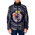 Fremantle Dockers Padded Jacket Indigenous Monochrome Dot Art Mascot Style